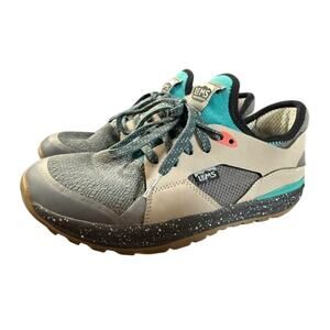 Lems Mesa Safari Sneakers Men's Size 8.5D Gray Teal Trail Hiking Shoes LM220401